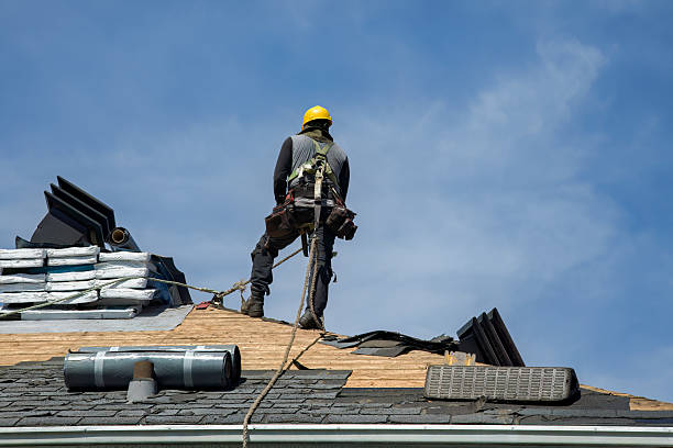 Professional Gutter Installation technician working in Bayard, IA